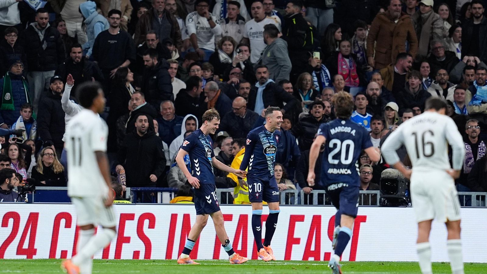 Galería | El Celta regresa al Santiago Bernabéu