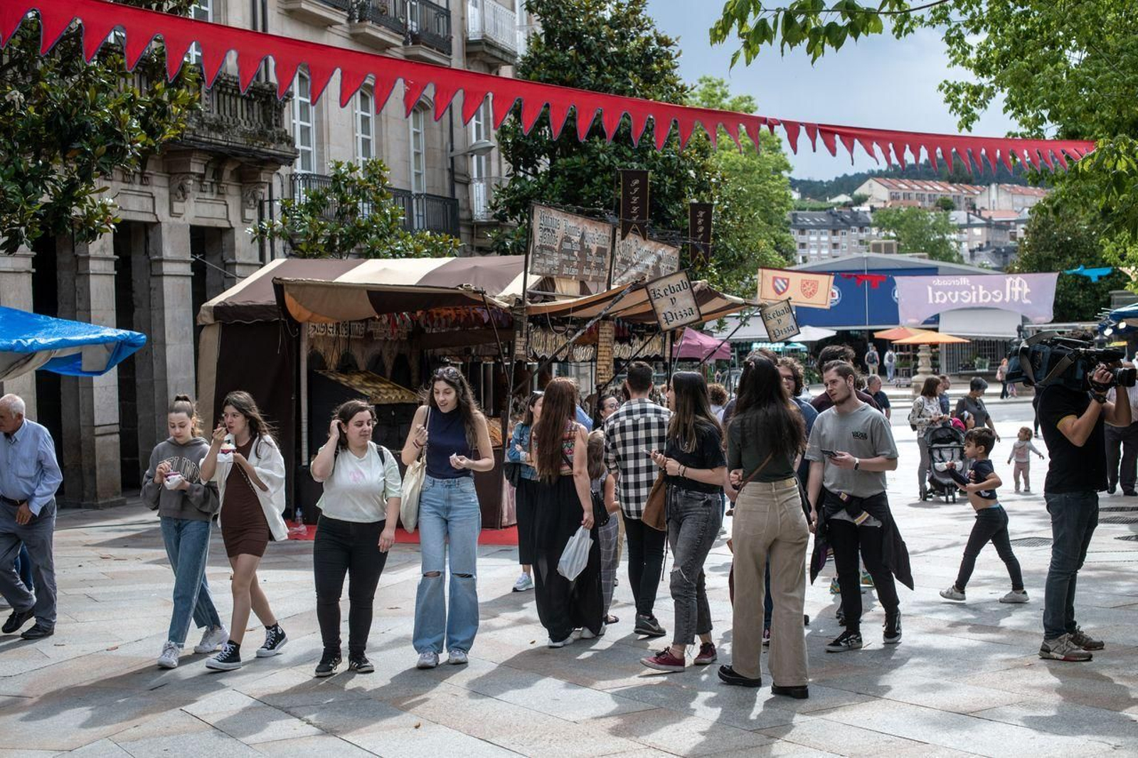 Mercado medieval en la ciudad (ÓSCAR PINAL)