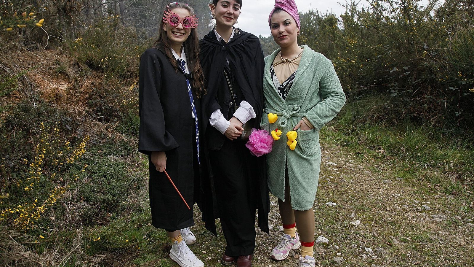 Galería | As Teixugueiras ya tienen a su meco de este Entroido