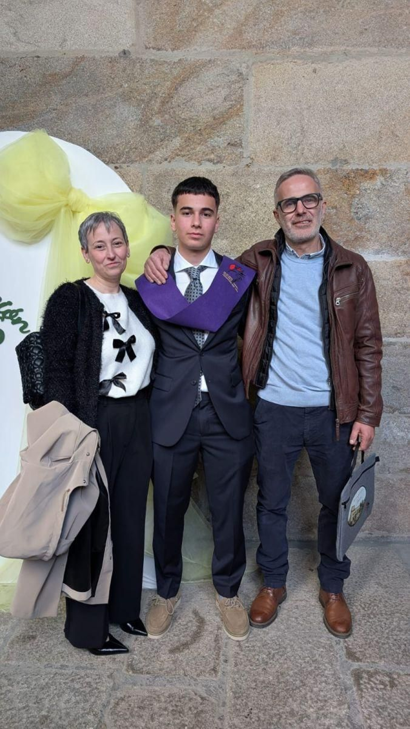 Reme, Gonzalo y César.