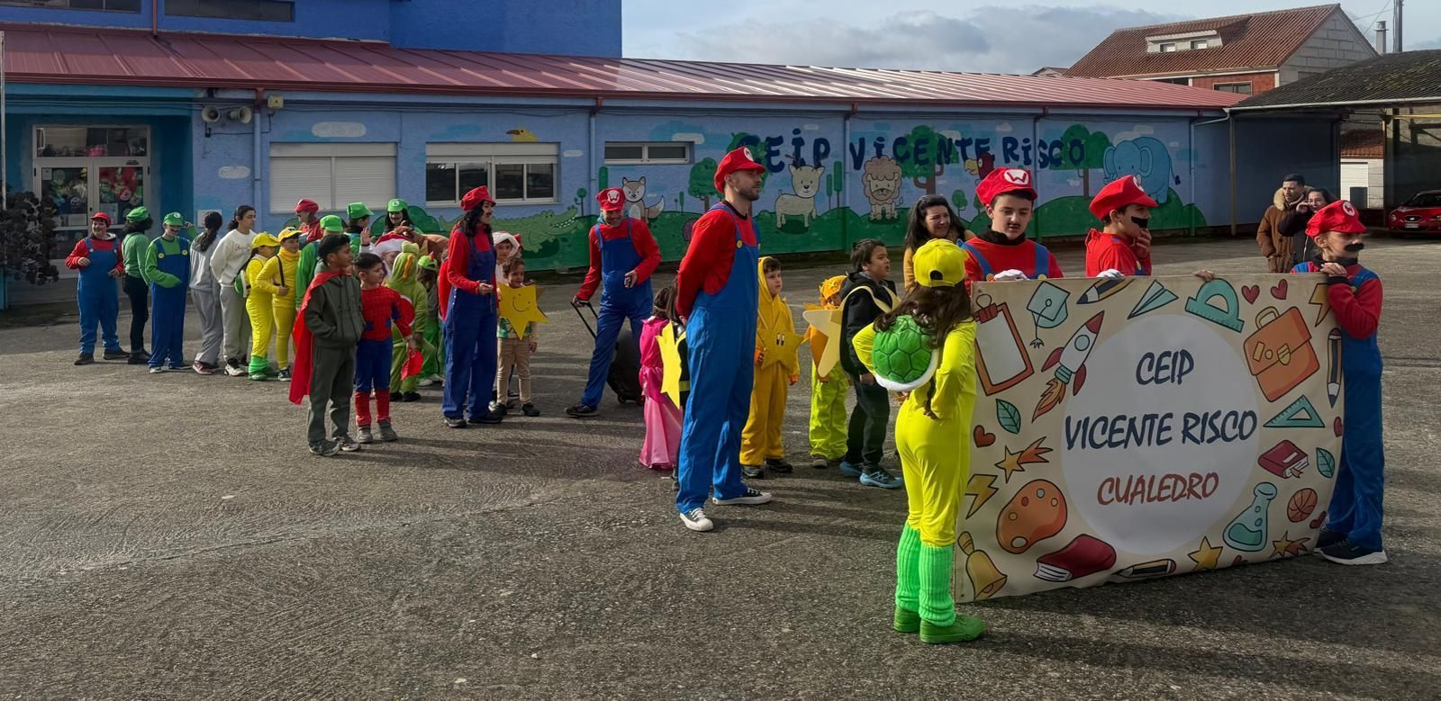 O Entroido no colexio Vicente Risco de Cualedro