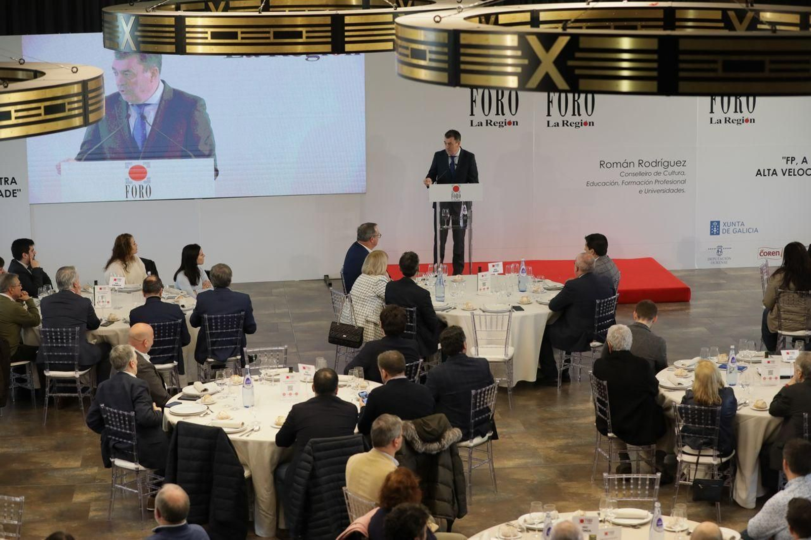 Román Rodríguez, durante el Foro La Región (Foto: José Paz).