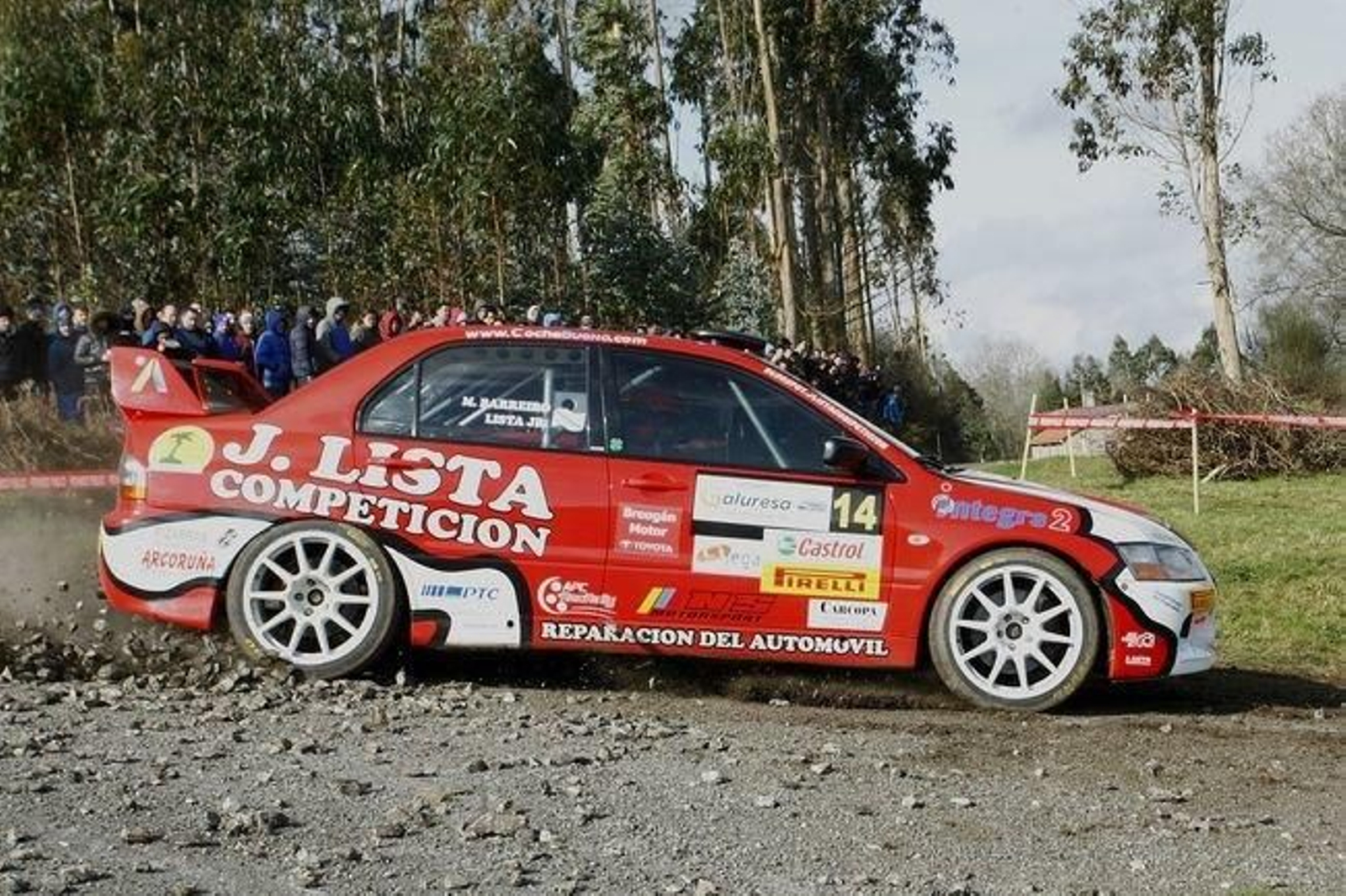 José Lista, durante el pasado Rally de A Coruña.