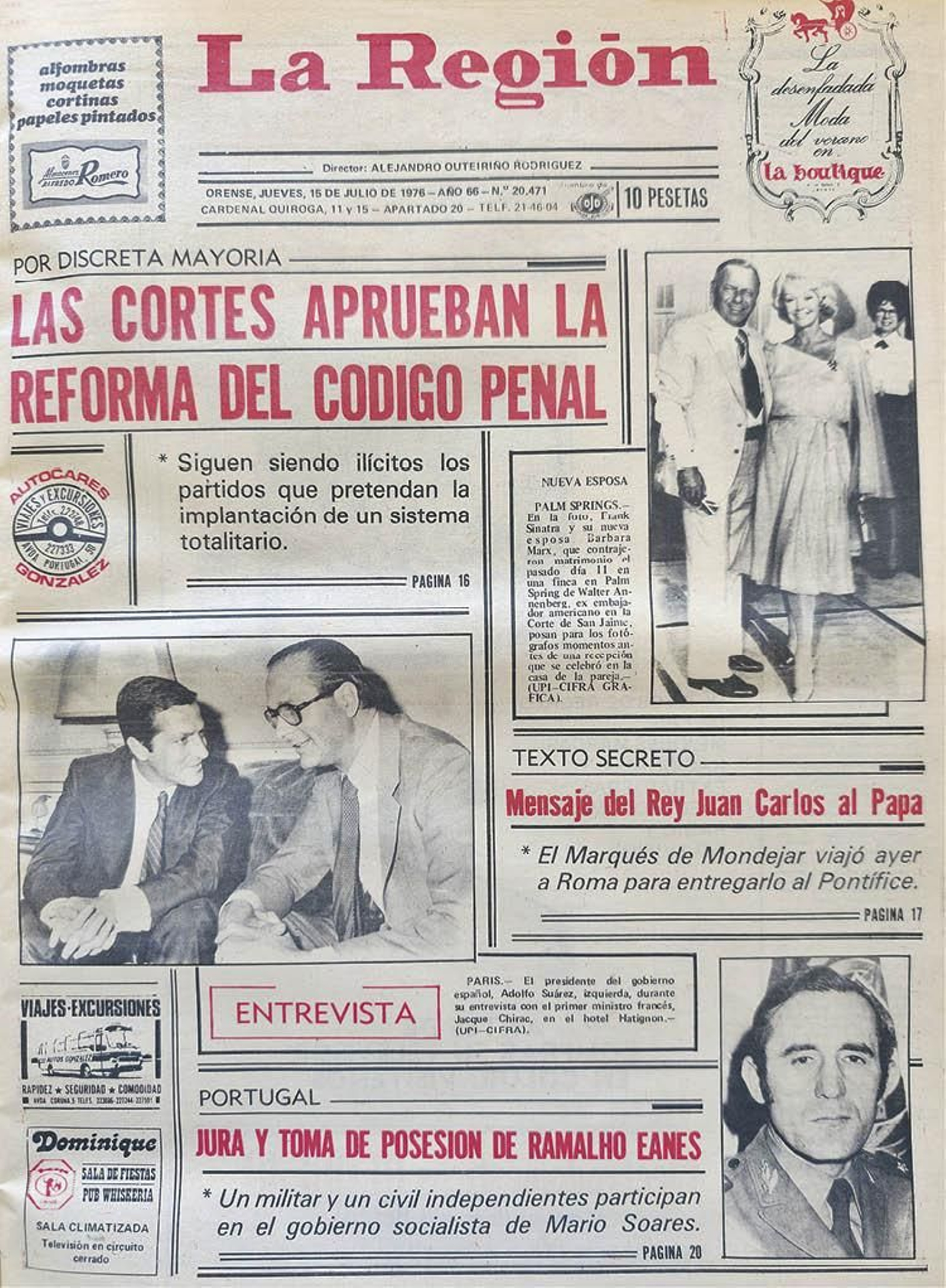 PORTADA 15 JULIO 1976
