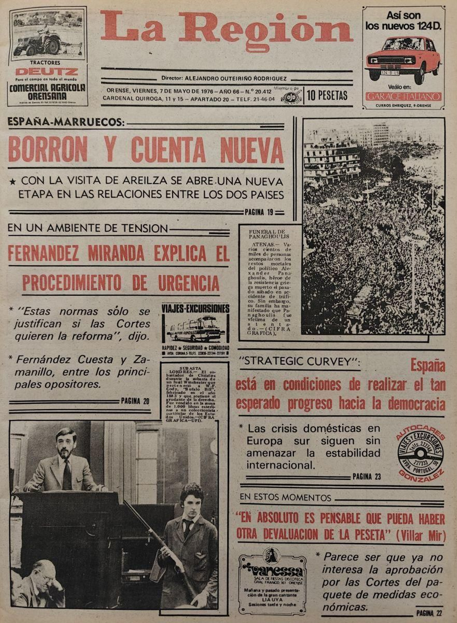 Primera página de 1976