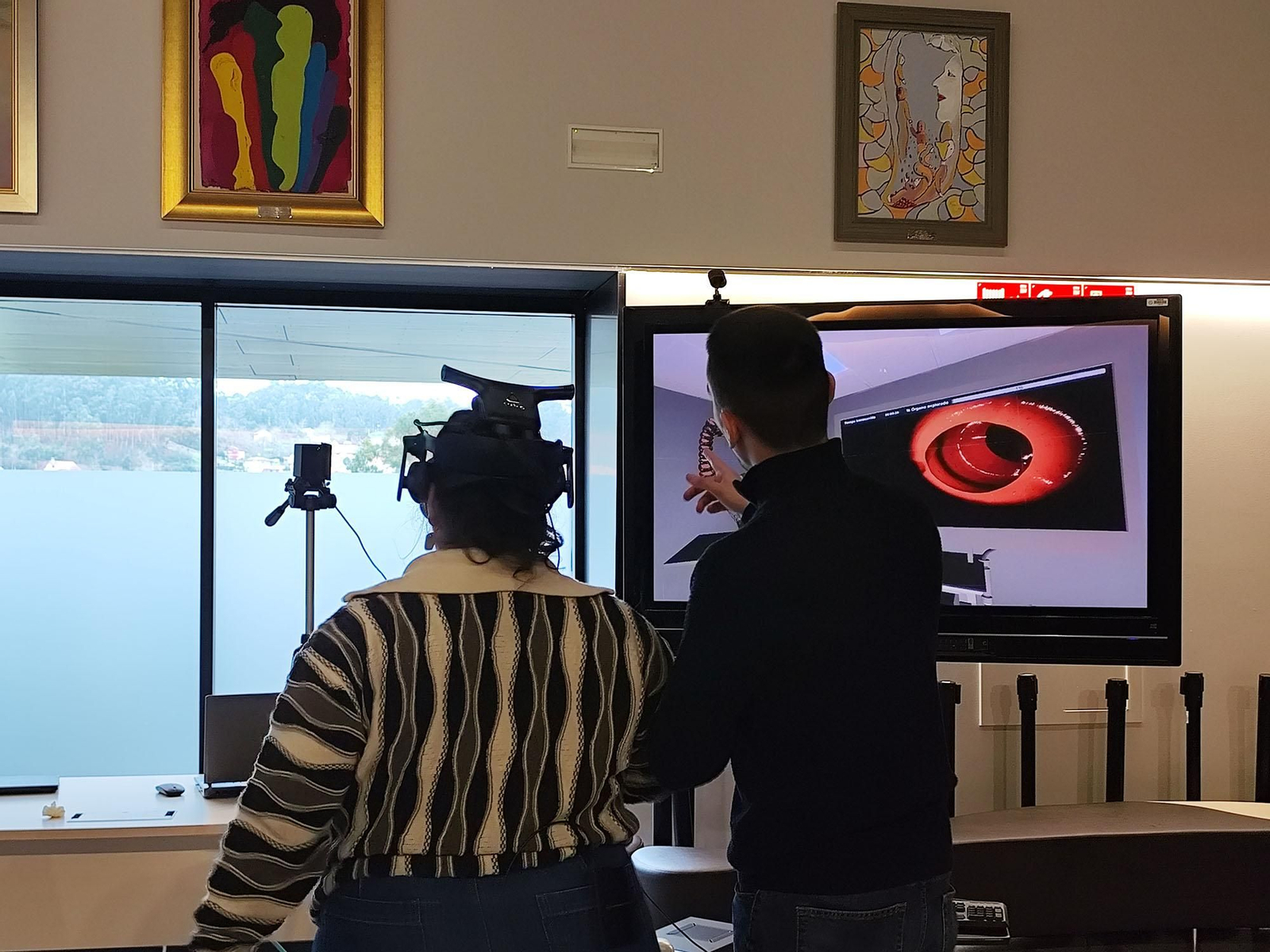 El evento incluyó una zona de demostradores tecnológicos.