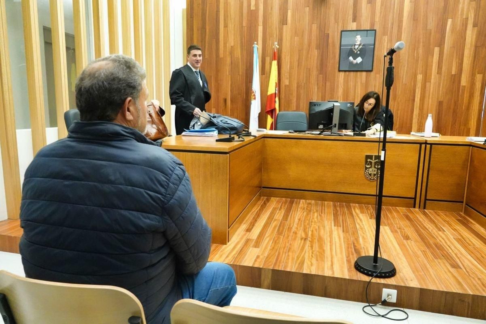 Juicio celebrado en 2023 en Vigo a un conductor acusado del accidente mortal de un motorista.