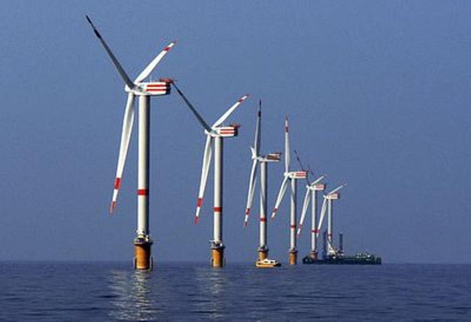 Aerogeneradores marinos.