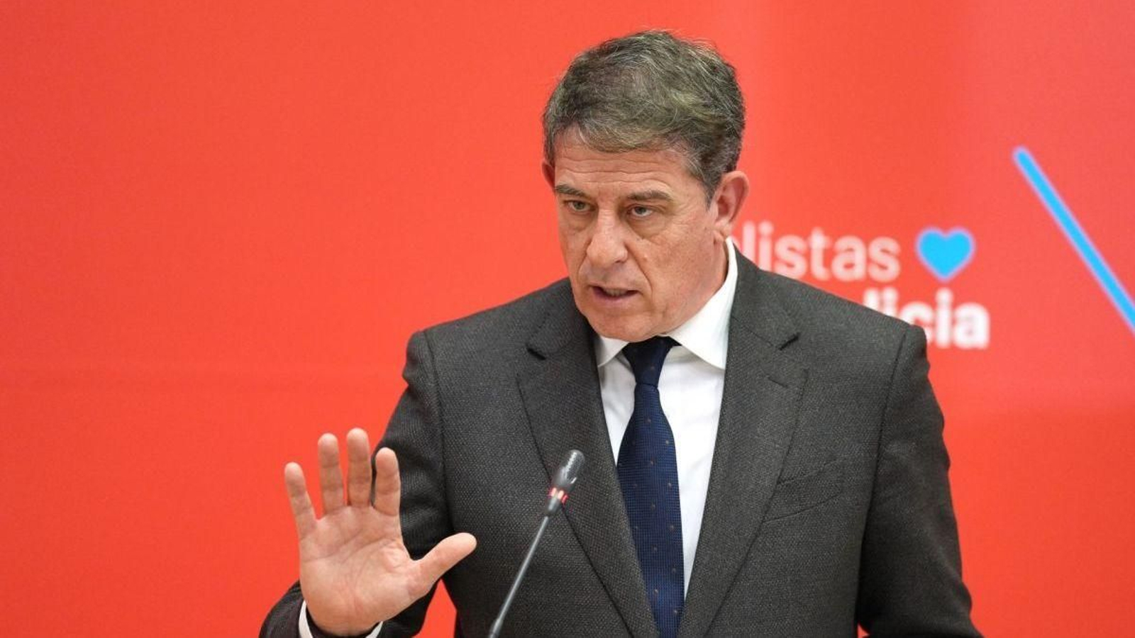 El líder del PSdeG, José Ramón Gómez Besteiro.