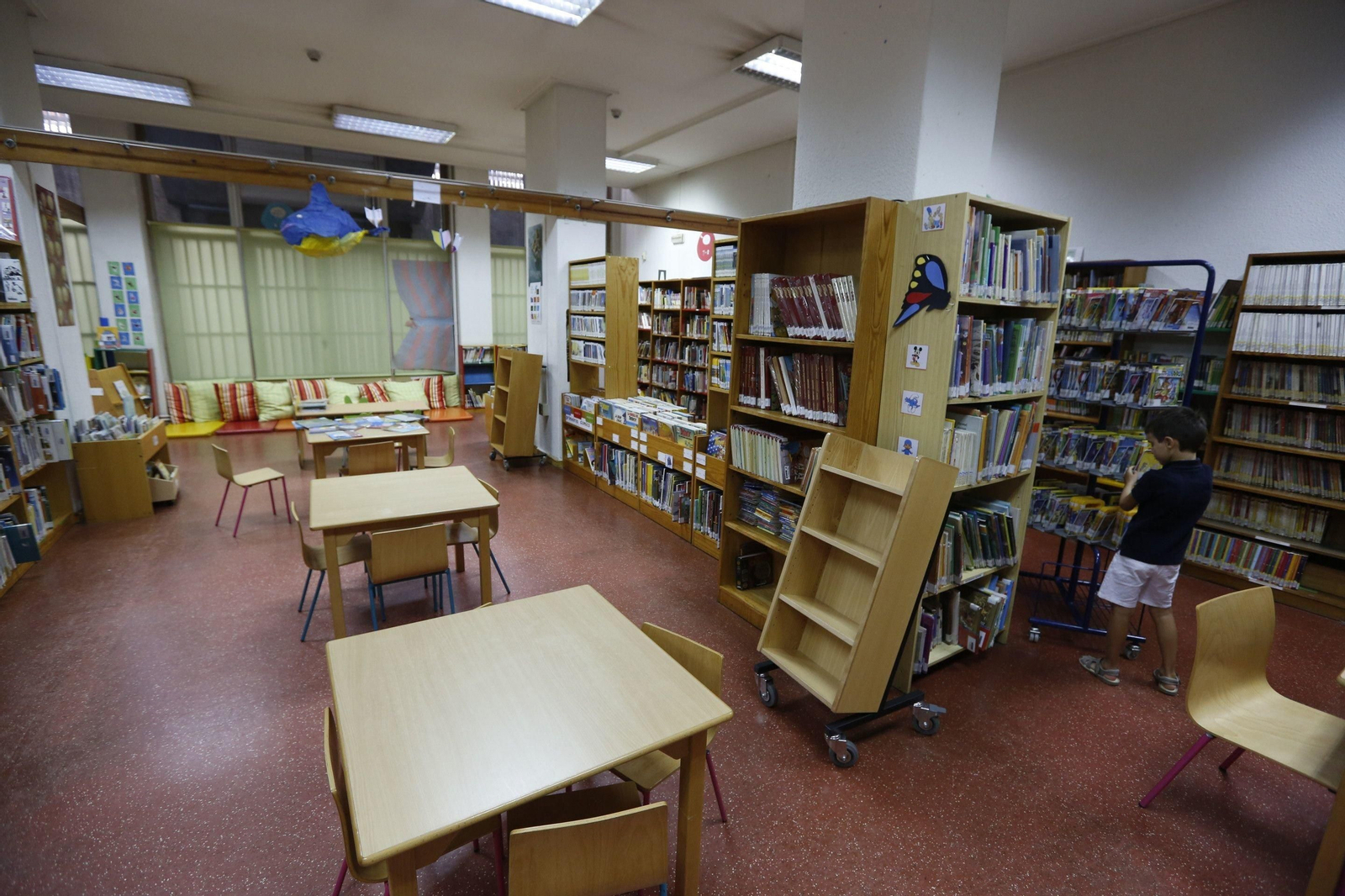 Sala infantil de la Biblioteca Nodal, en la rúa Concello.