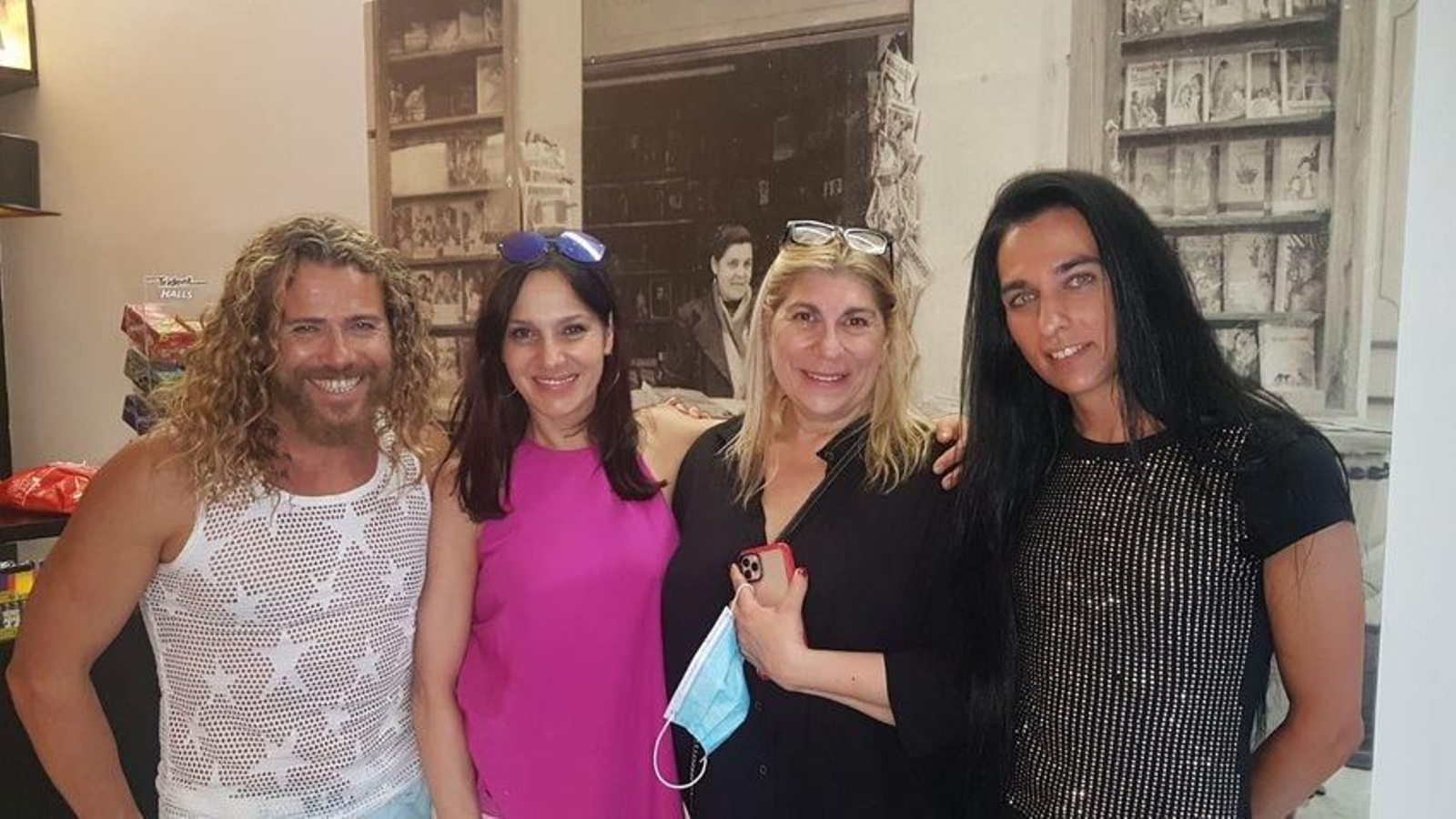 Paco Gallego, Natalia Millán, Helena Freijedo y Albert.