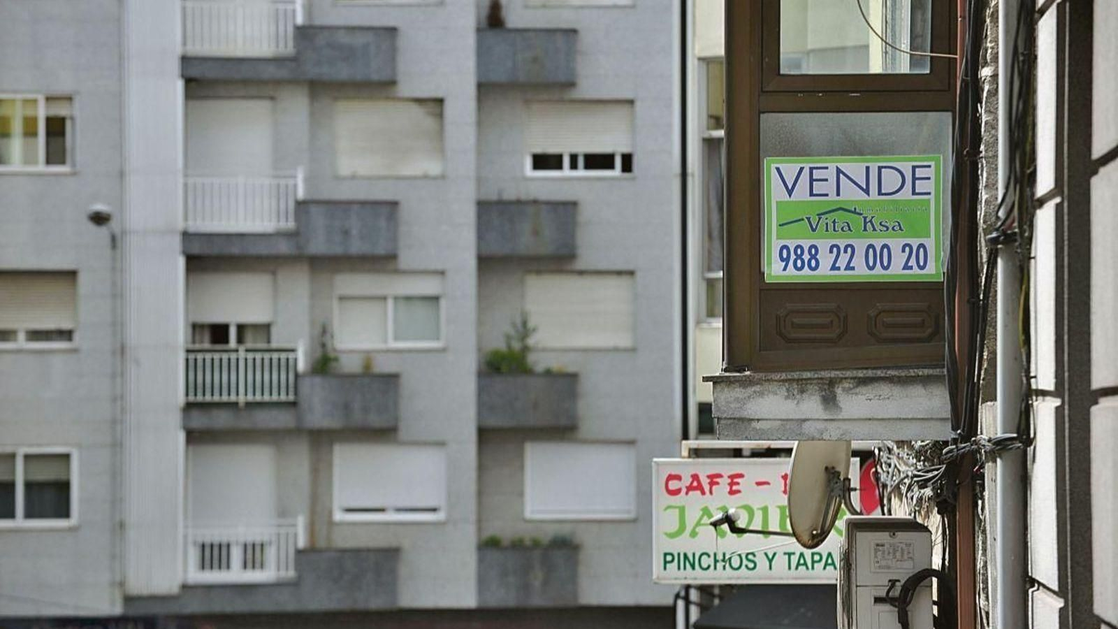 Piso en venta en una calle del centro de la ciudad.