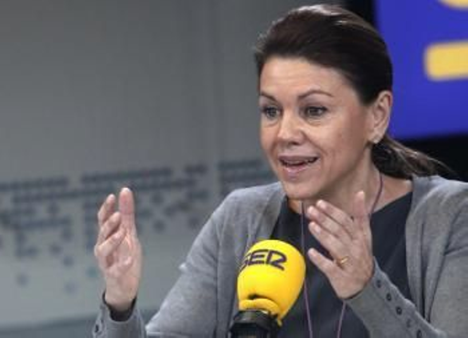 La secretaria general del PP, María Dolores de Cospedal