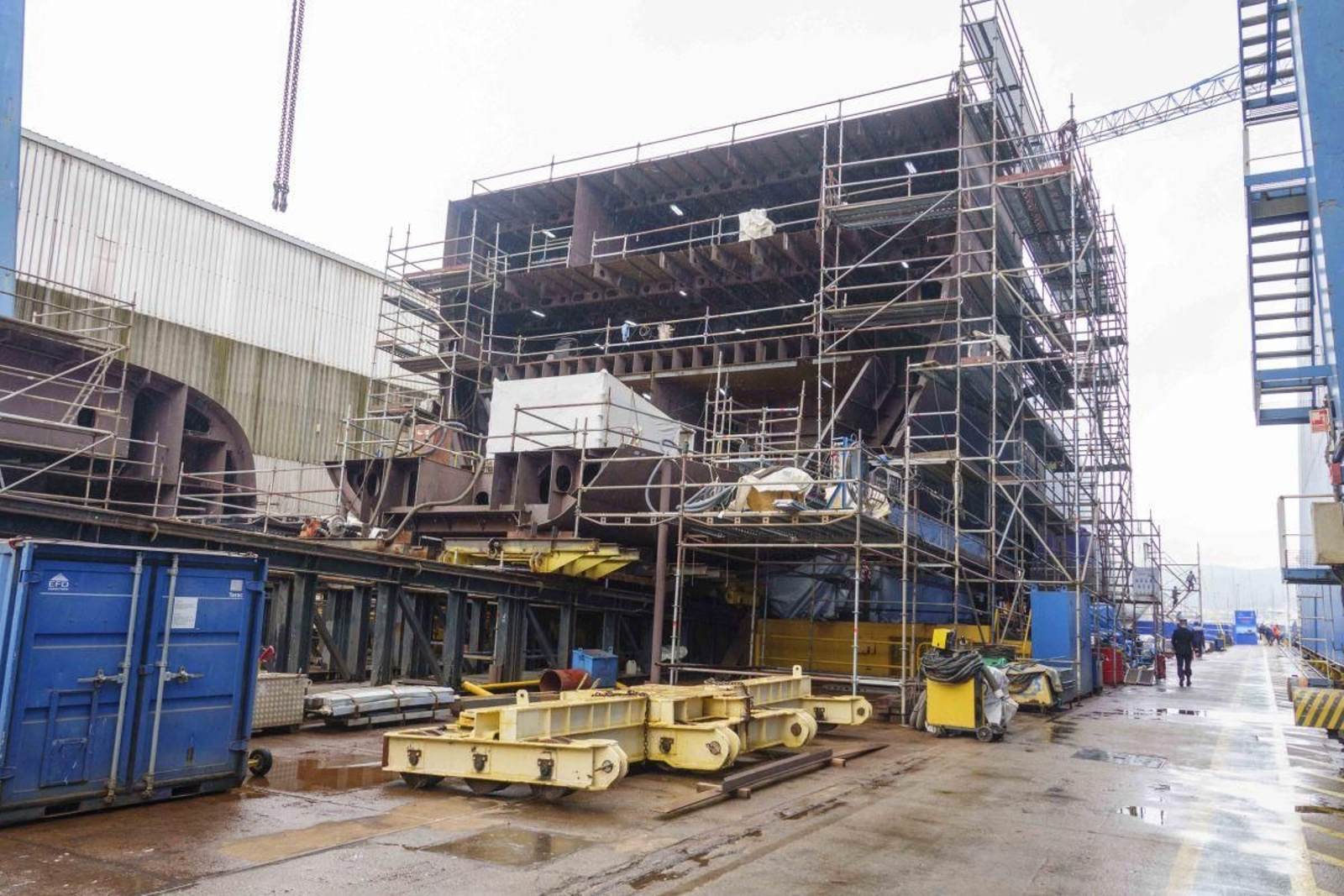 Asvagre funciona como factoría de armamento de buques del grupo Freire Shipyard.