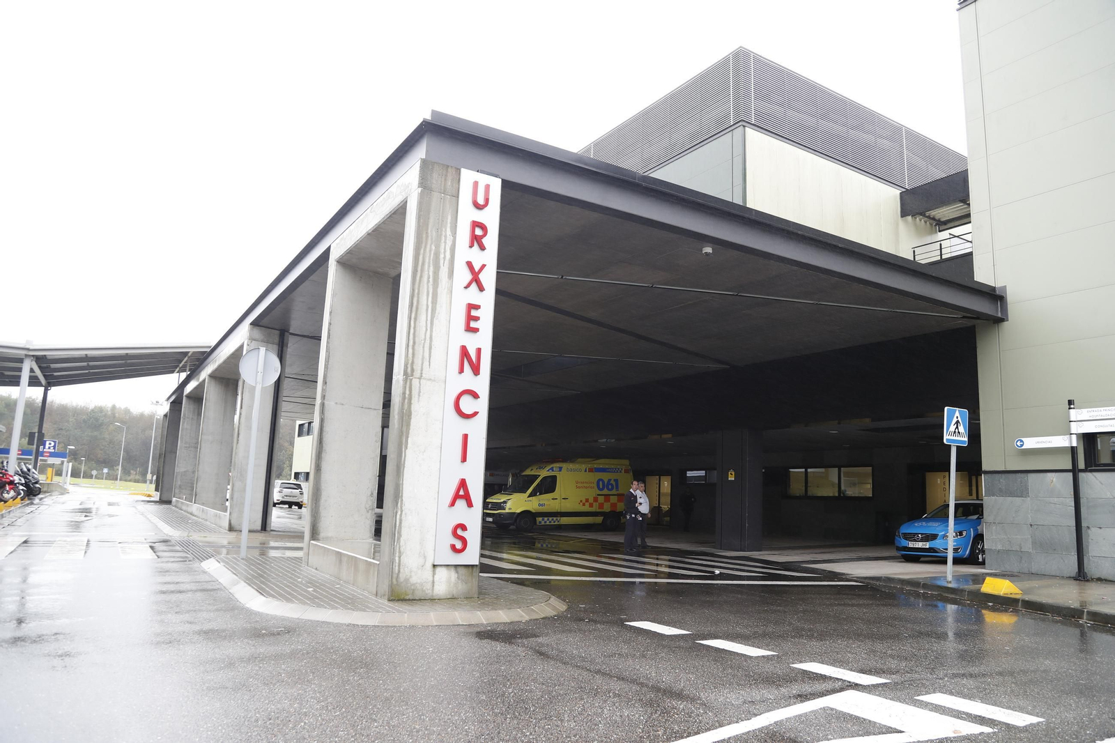 Urgencias del hospital Álvaro Cunqueiro, con miles de usuarios.