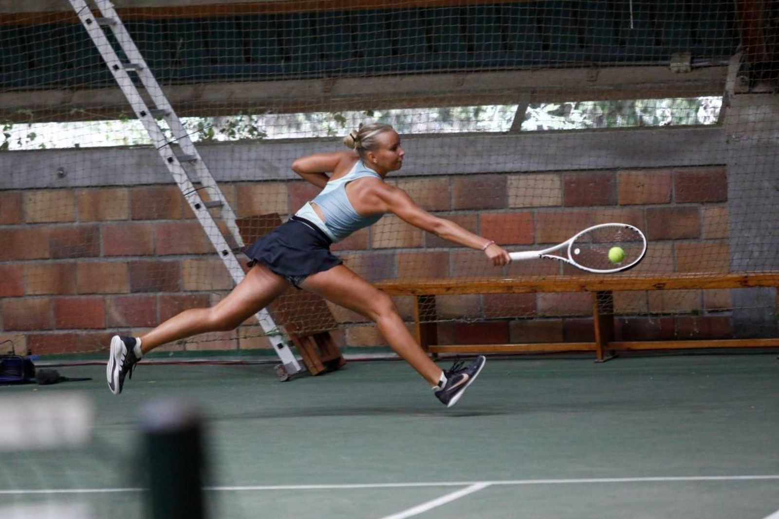 La ucraniana Yelyzaveta Kotliar ganó el año pasado una final jugada en el Club de Campo por la lluvia.