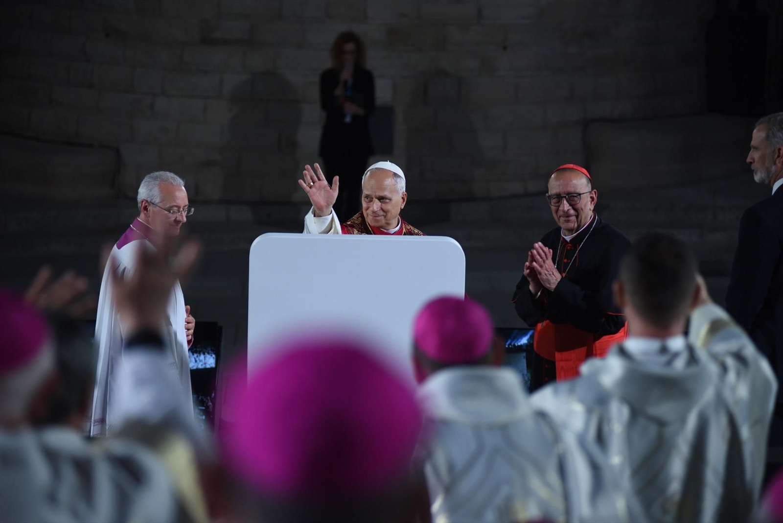 Galería | El papa León XIV se despide de Barcelona: misa y bendición en la Sagrada Familia