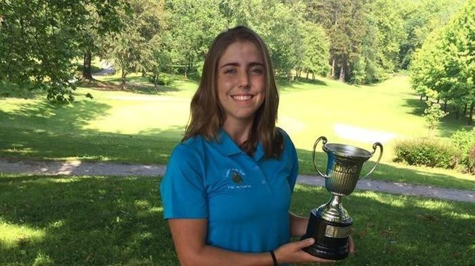 La golfista española Celia Barquín.