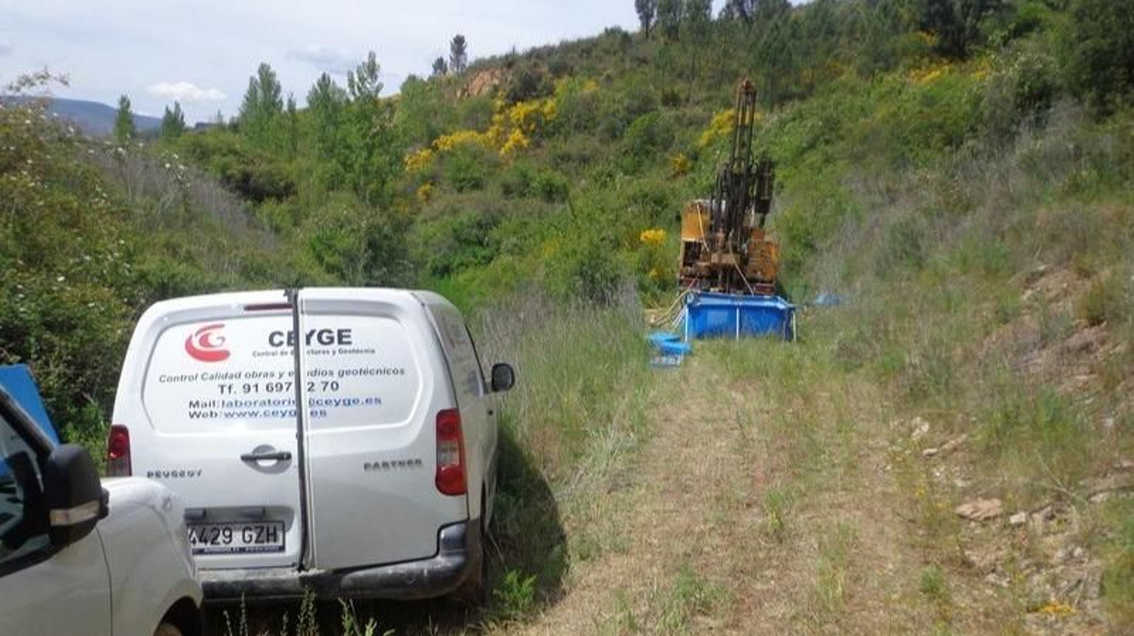 Los sondeos en la zona de Biobra para la A-76 fueron realizados hace más de un año.