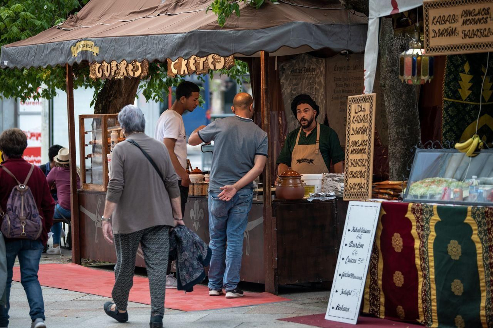 Mercado medieval en la ciudad (ÓSCAR PINAL)