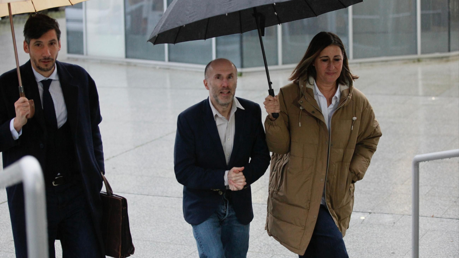 Jácome, en el juzgado este viernes