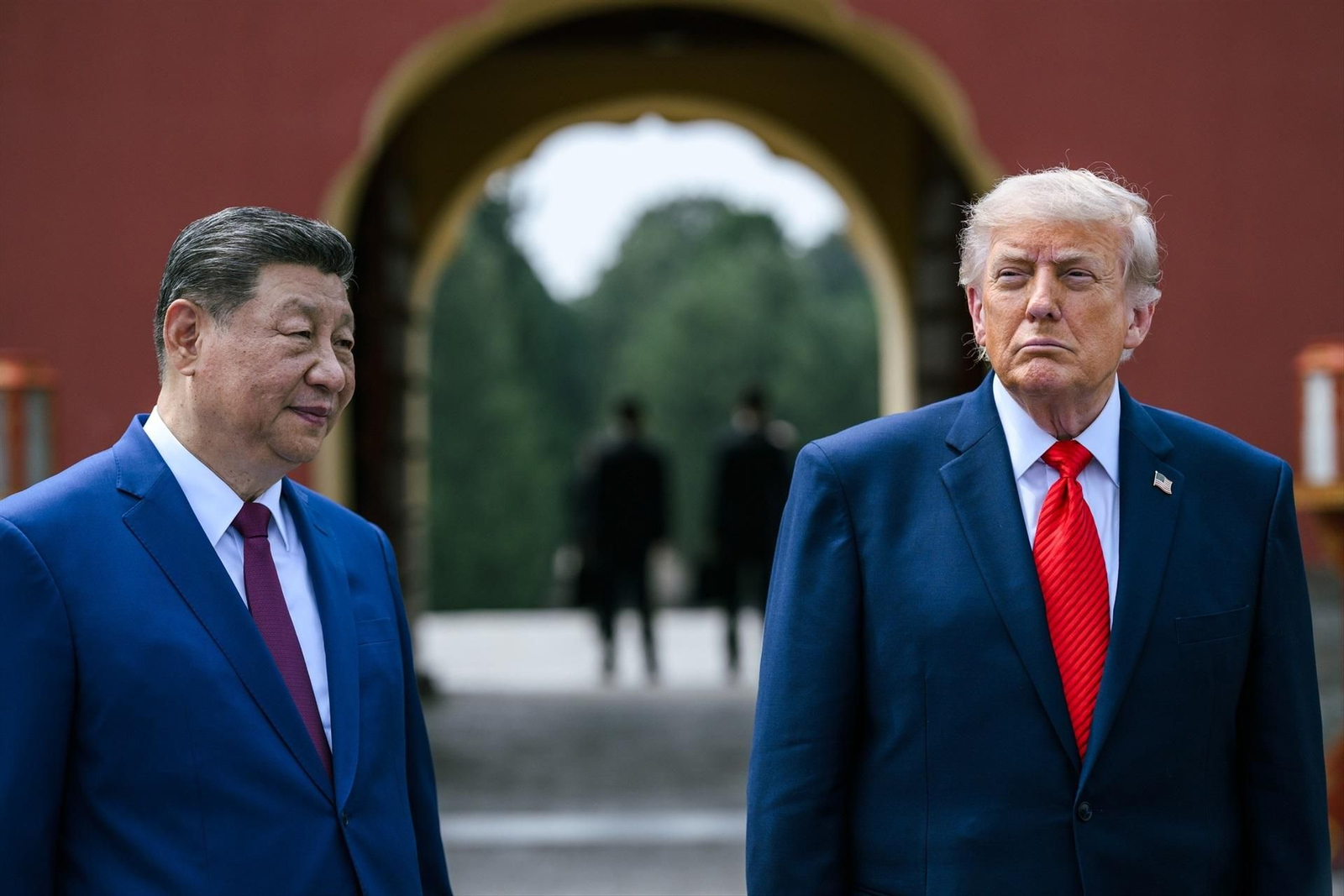 Los presidentes de China y Estados Unidos en Pekín