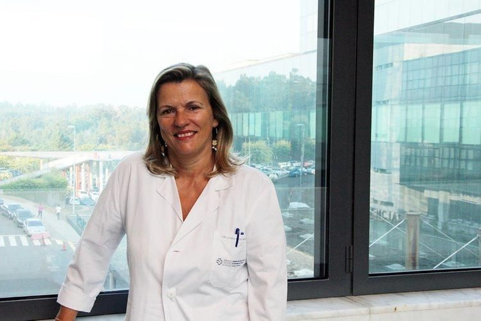 Eloína Núñez, en el Clínico de Santiago.