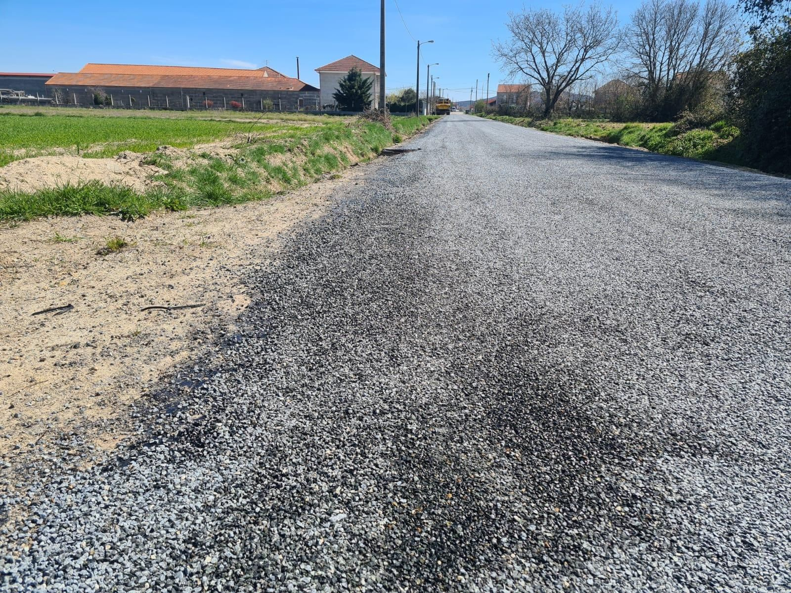 Imagen tomada este lunes, en la que se aprecia el inicio de las obras en este vial limiano.