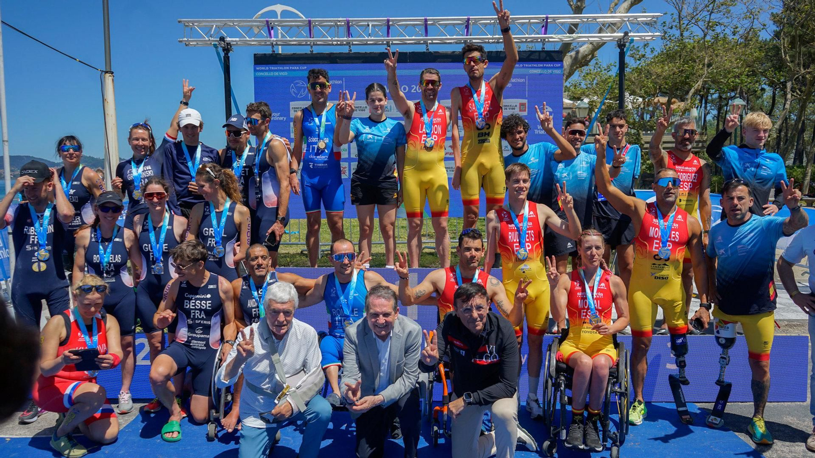 Copa del Mundo de paratriatlón en Samil.