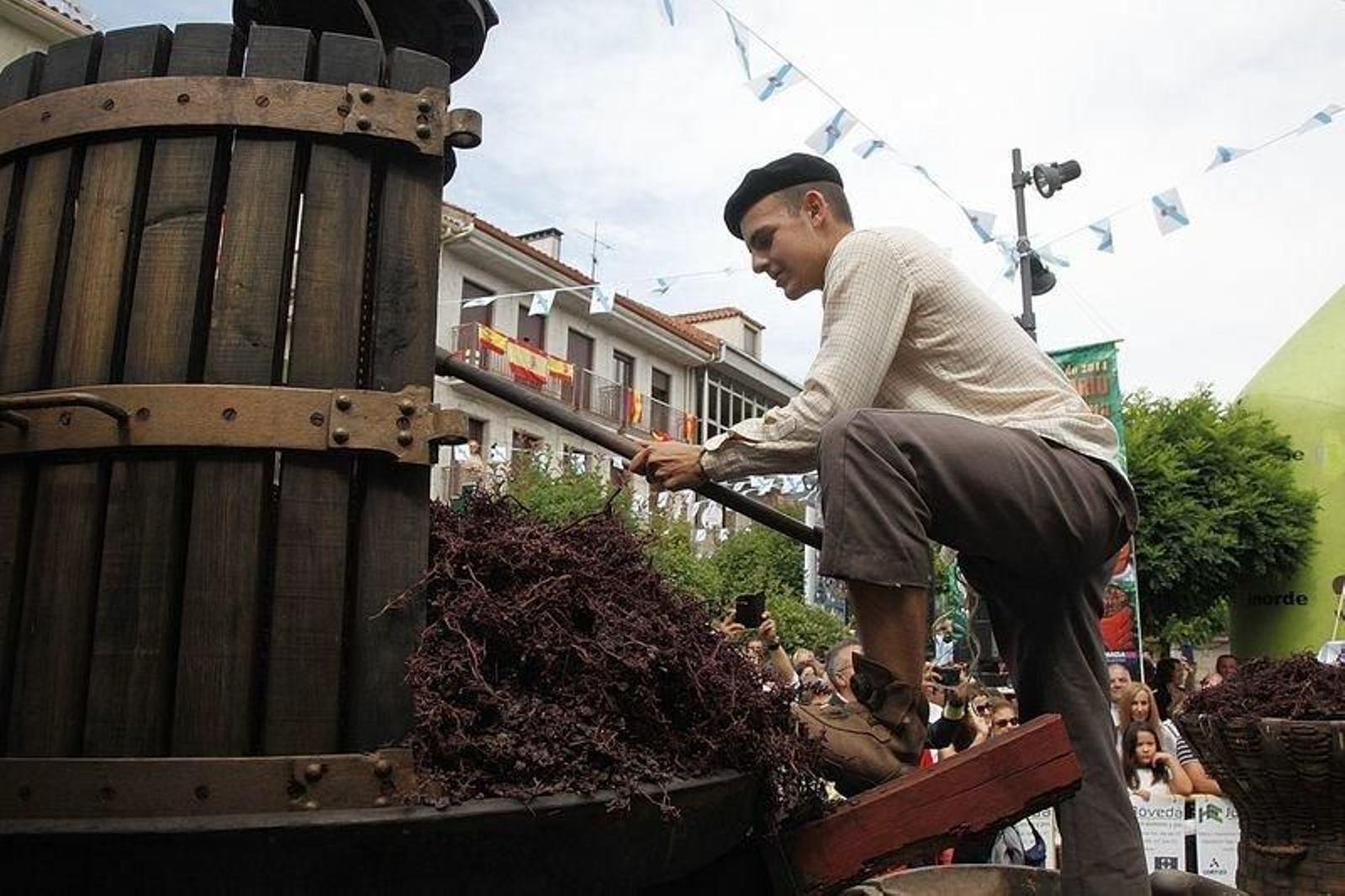 Mariano Rajoy pregonero en la Fiesta de la Vendimia en Leiro
