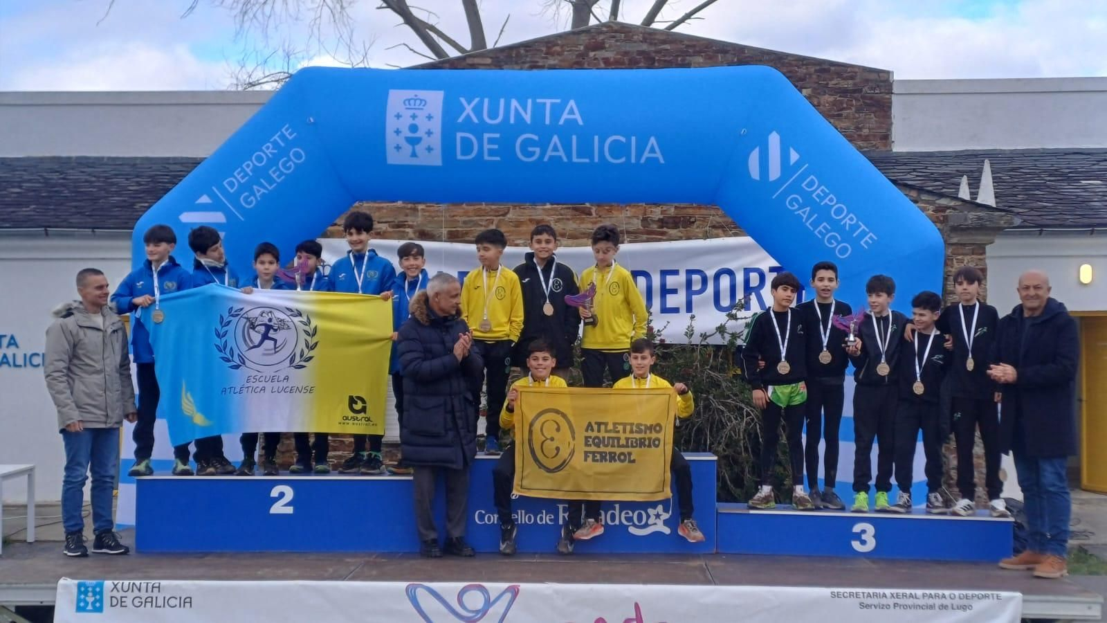 Galería | El cross escolar gallego celebra su final en Ribadeo