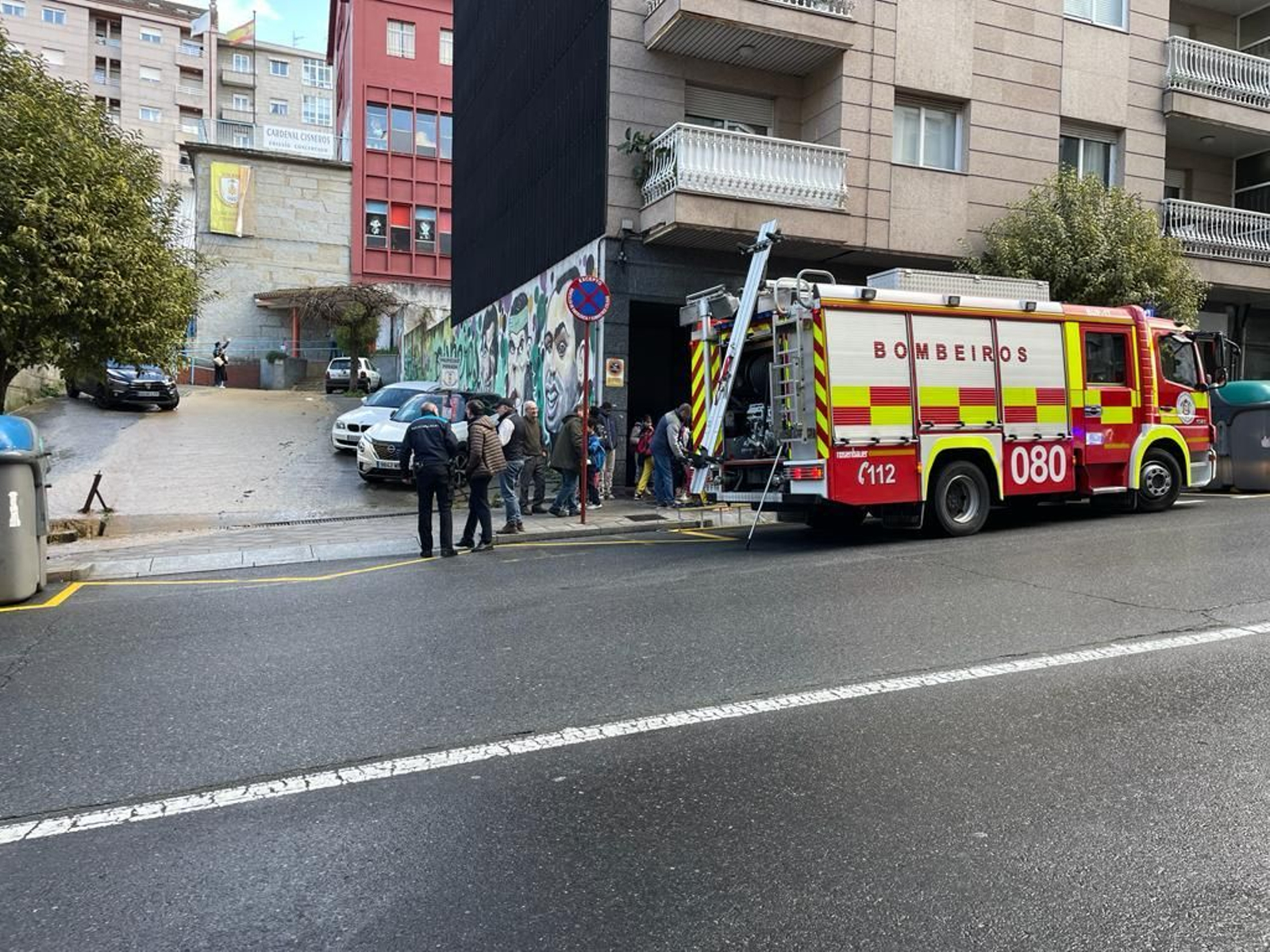El colegio ourensano, tras la caída del muro.