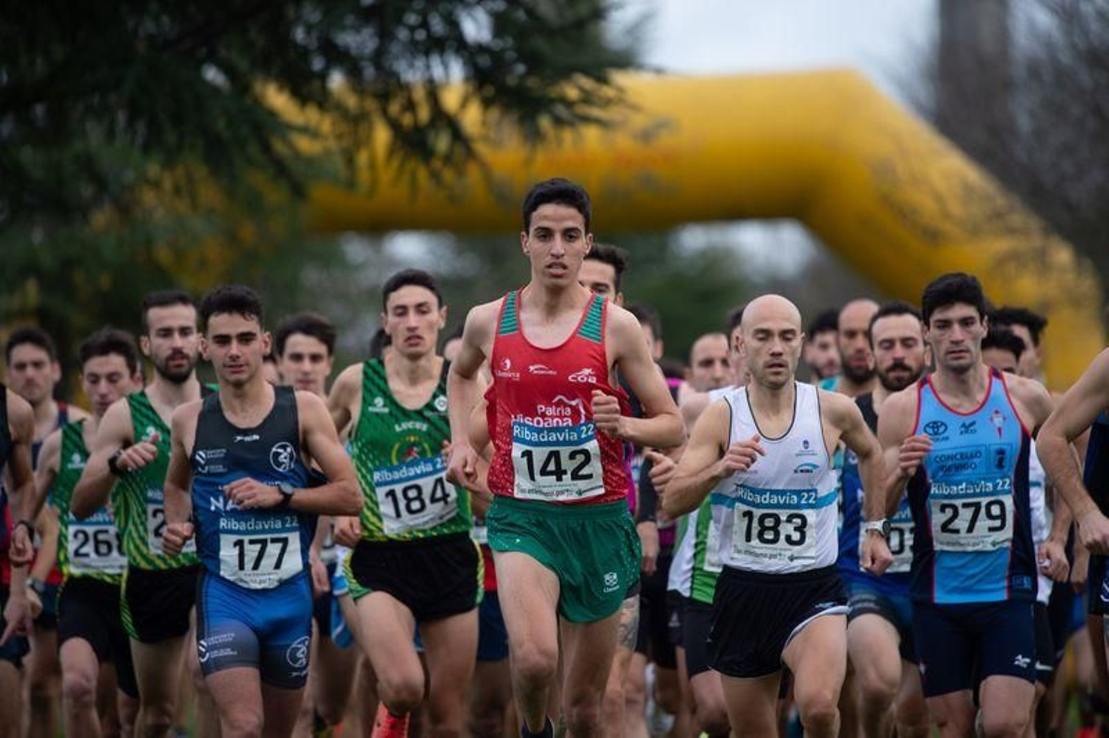 RIBADAVIA (PARQUE DA VERONZA). 09/01/2022. OURENSE. Campionato galego de atletismo Campo a través. FOTO: ÓSCAR PINAL