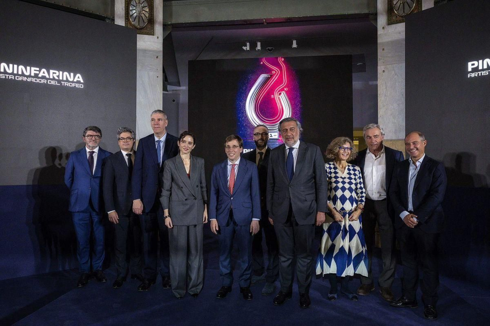 Isabel Díaz Ayuso y José Luis Martínez Almeida en un acto del circuito de Madrid.