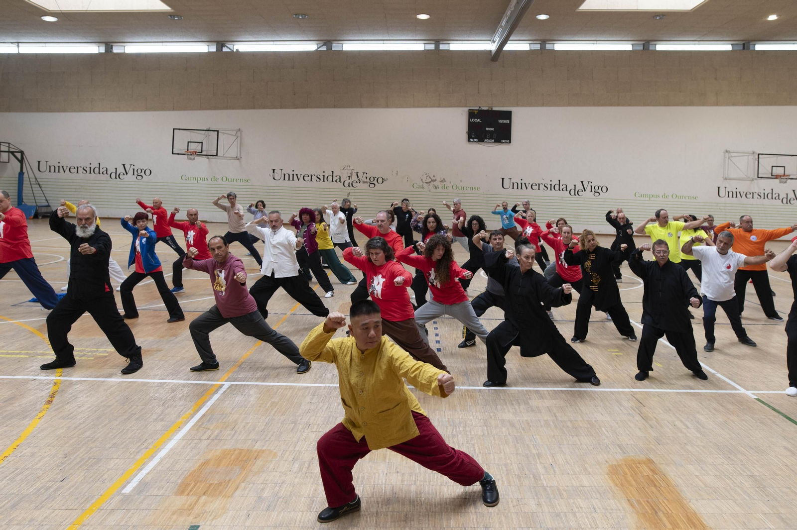 Galería | Los ourensanos disfrutan del maestro Fu Qing Quan en fin de semana llenó de taichi