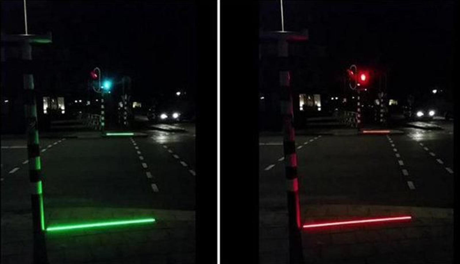 Los semáforos en la ciudad holandesa.