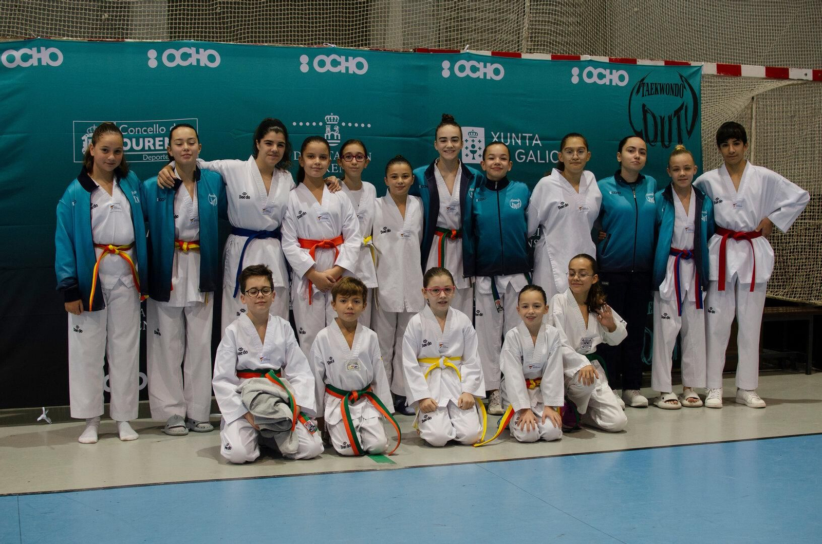 Los jóvenes valores del Centro Deportivo Couto que tomaron parte en esta Copa Diputación.