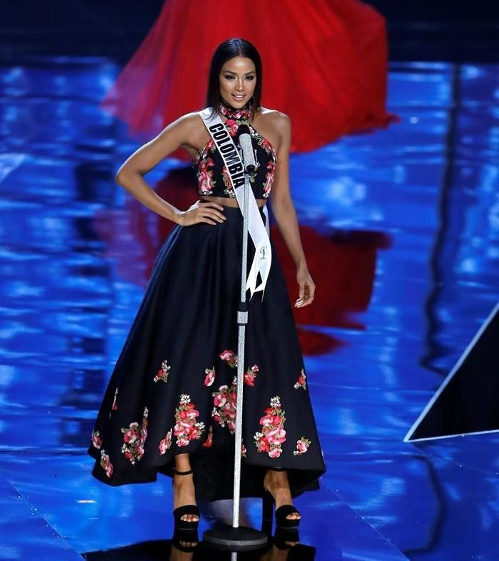 a candidata colombiana a Miss Universo, Andrea Tovar