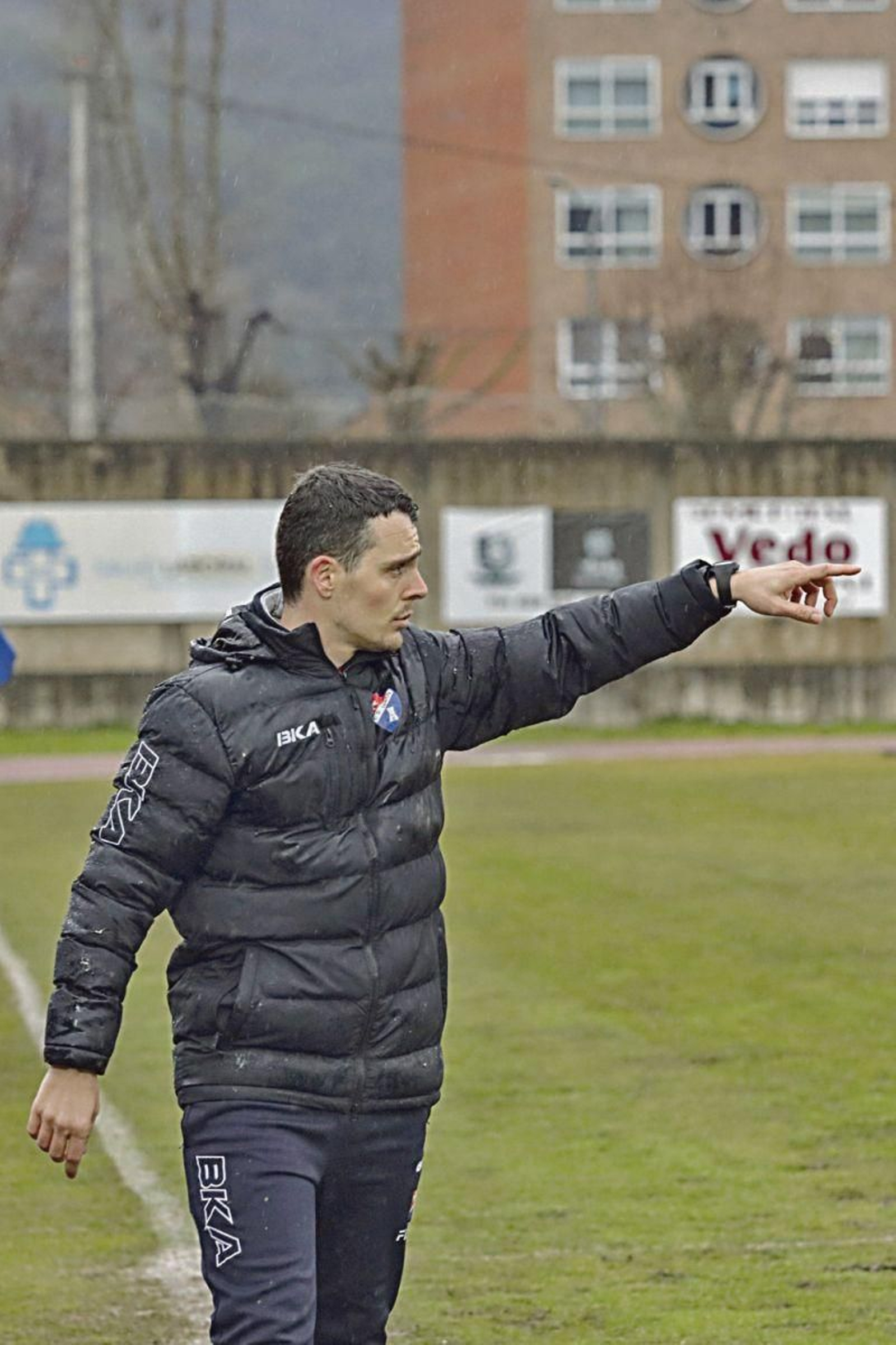 El técnico del Barco, Lino Estévez.