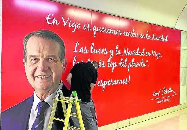 Campaña publicitaria en el metro de Madrid