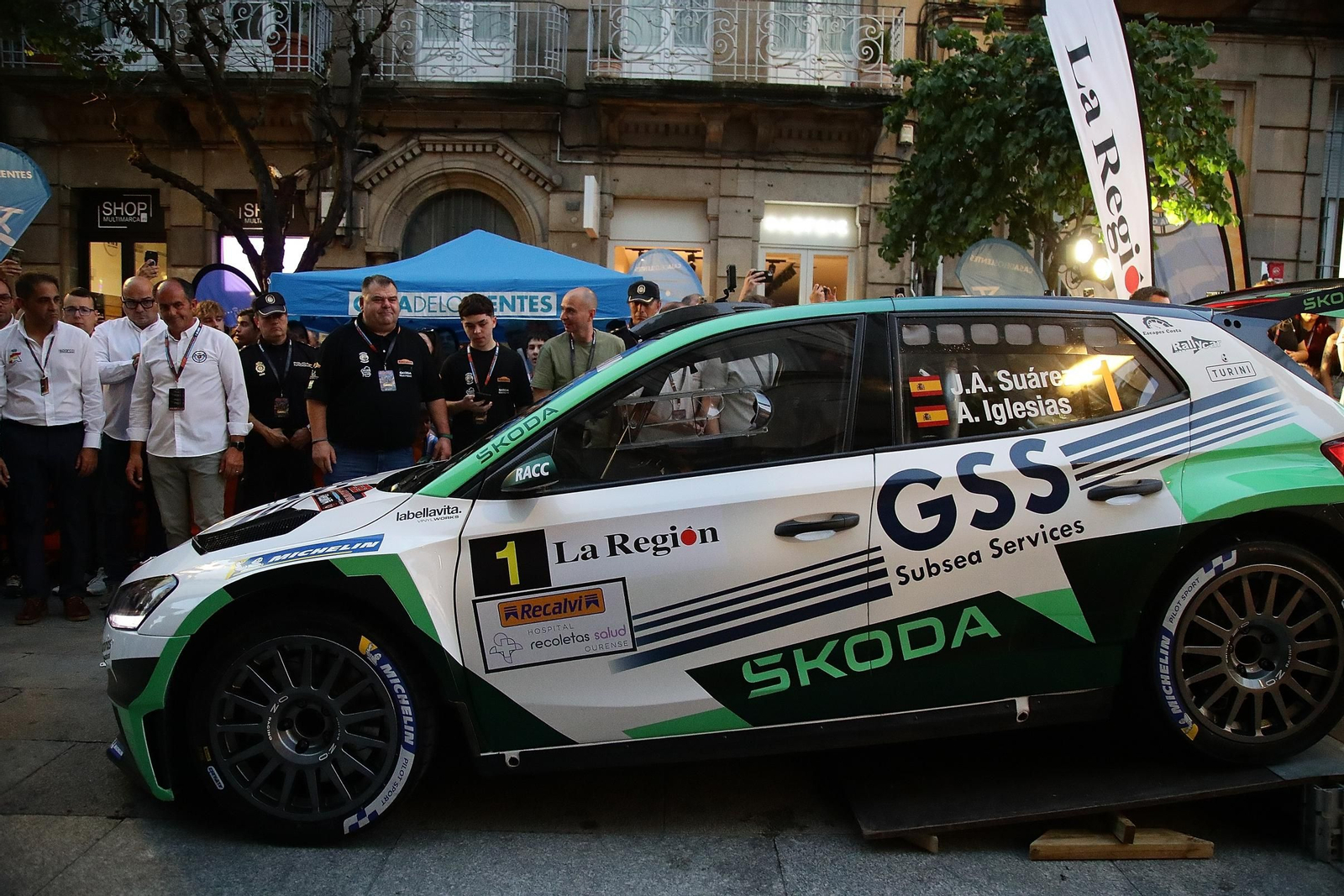 Galería | Arrancan los motores con la ceremonia de inauguración del Rally de Ourense, en fotos
