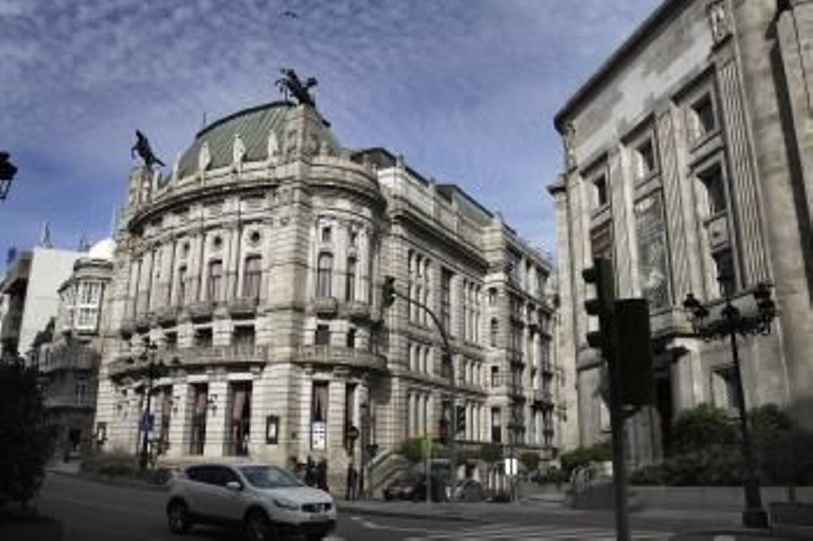 El Centro Cultural de Vigo es uno de los edificios emblemáticos de Novacaixagalicia.