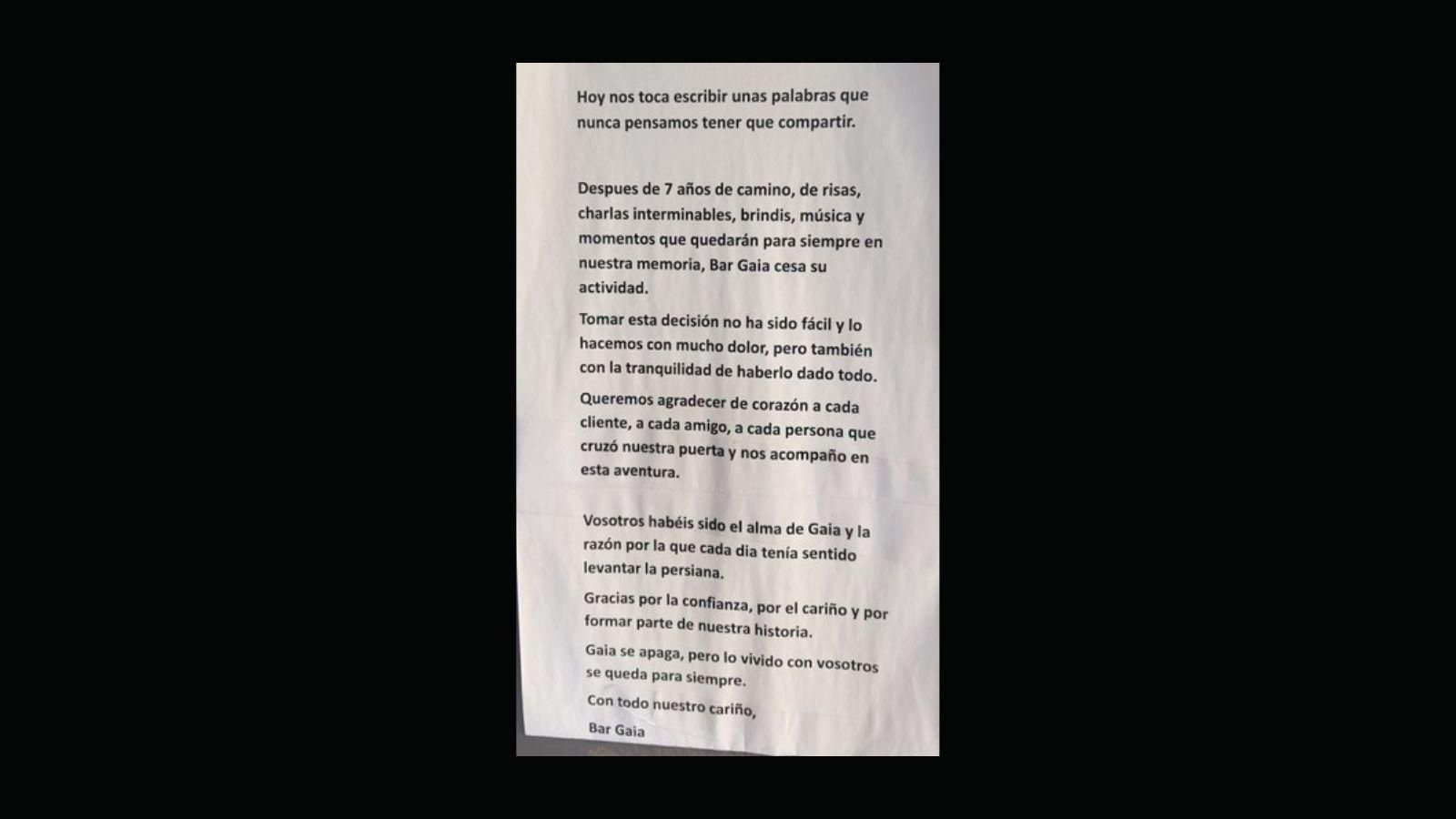 La carta completa