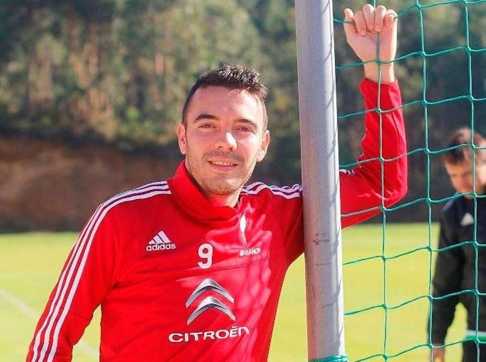 Iago Aspas, esta semana en las instalaciones de A Madroa.