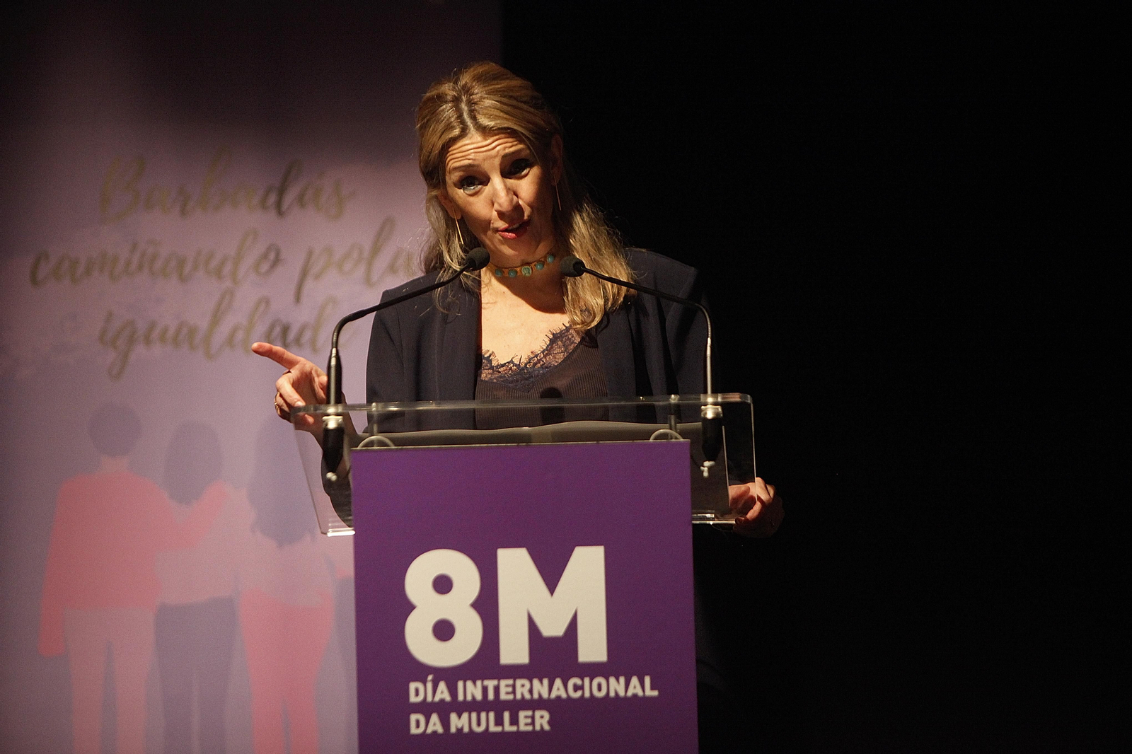 Visita de Yolanda Díaz a Ourense