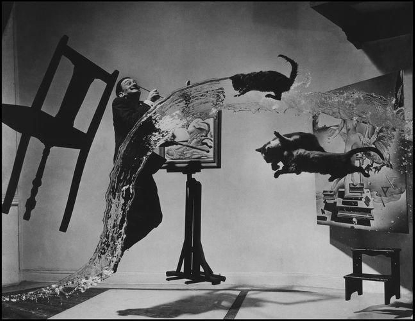 Salvador Dalí, por Philippe Halsman.