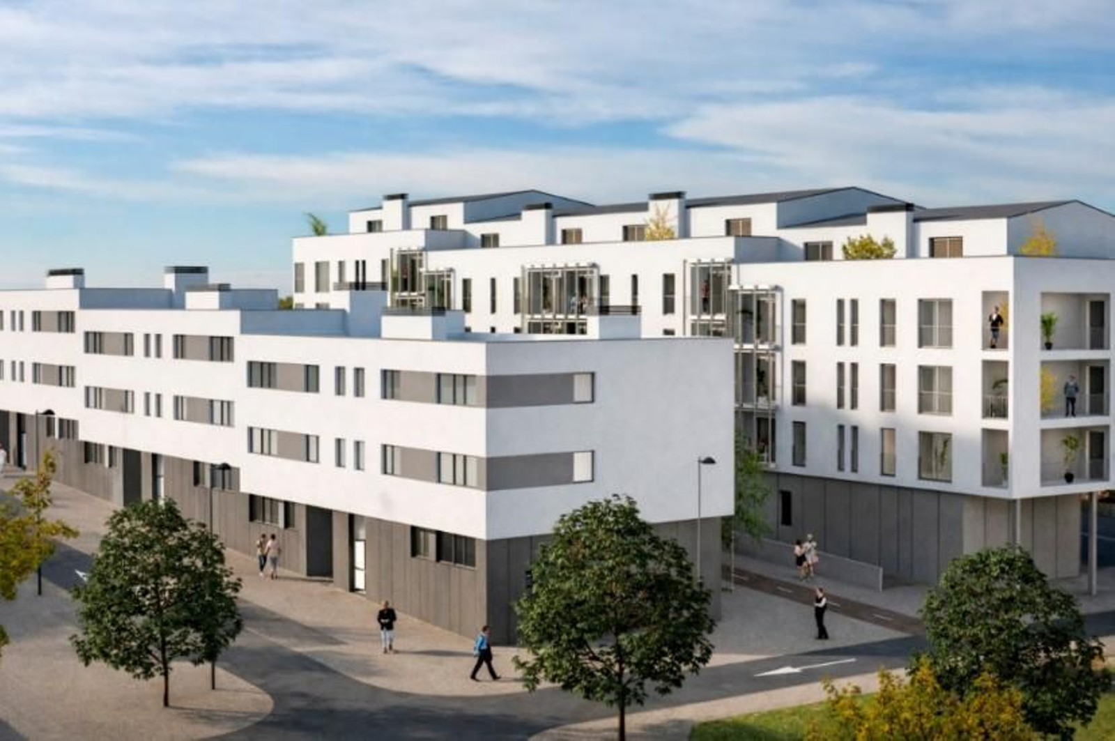 Una infografía difundida por la Xunta de los edificios que se levantarán.