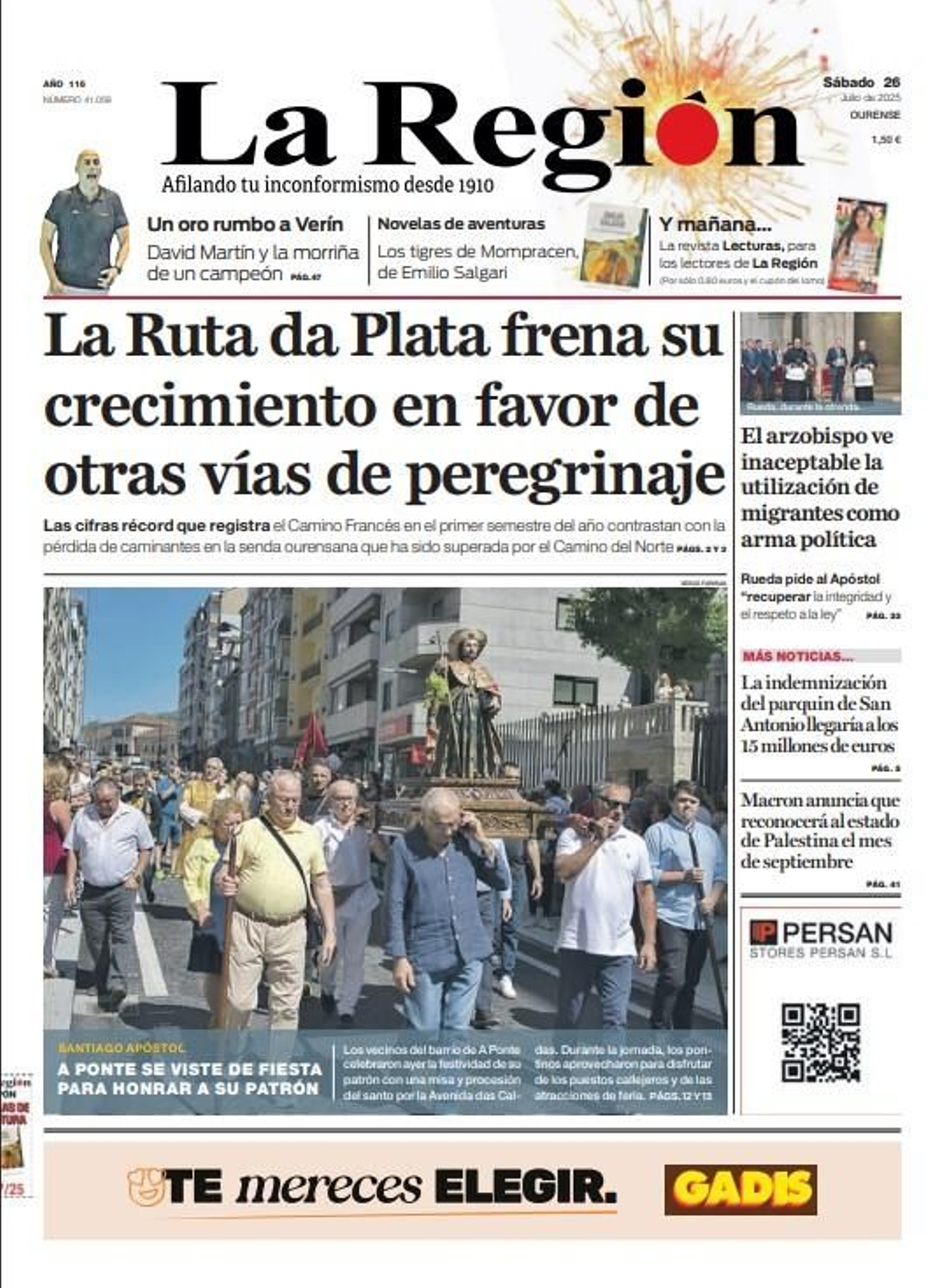 La portada de hoy