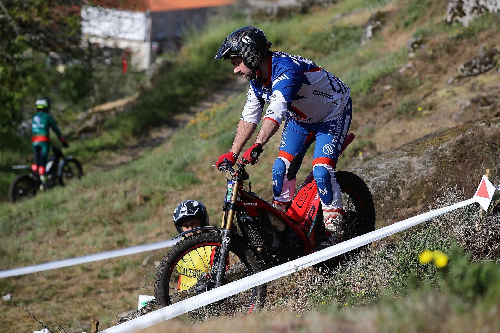 Galería | Así arrancó el Campeonato Gallego de Trial en Vilar de Barrio, en imágenes