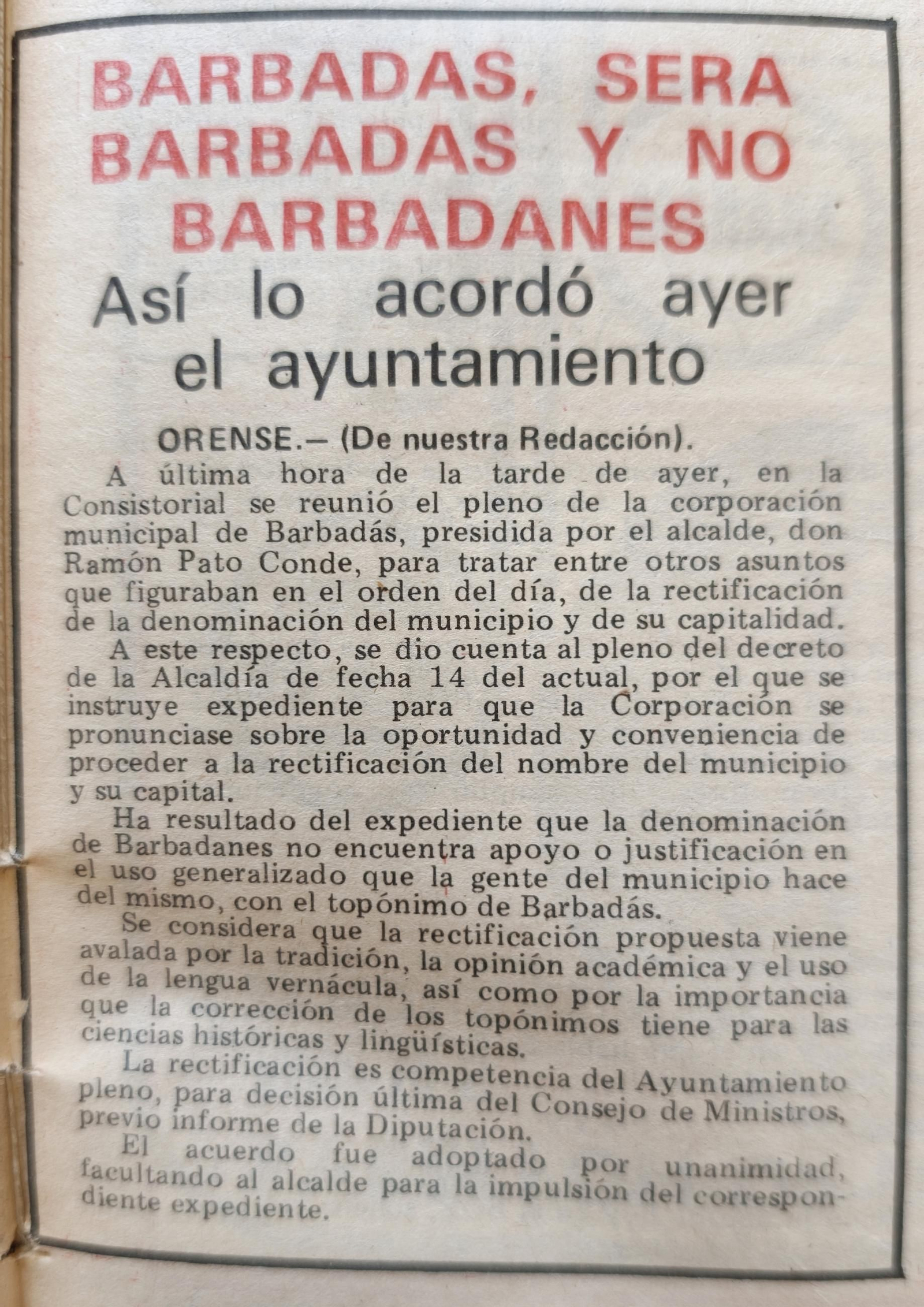 22 de junio de 1976.